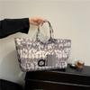 Yoga Bag, Shoulder Bag, Canvas Bag, Unisex Tote Bag, Large-capacity Shopping Bag, Sports and Fitness Bag