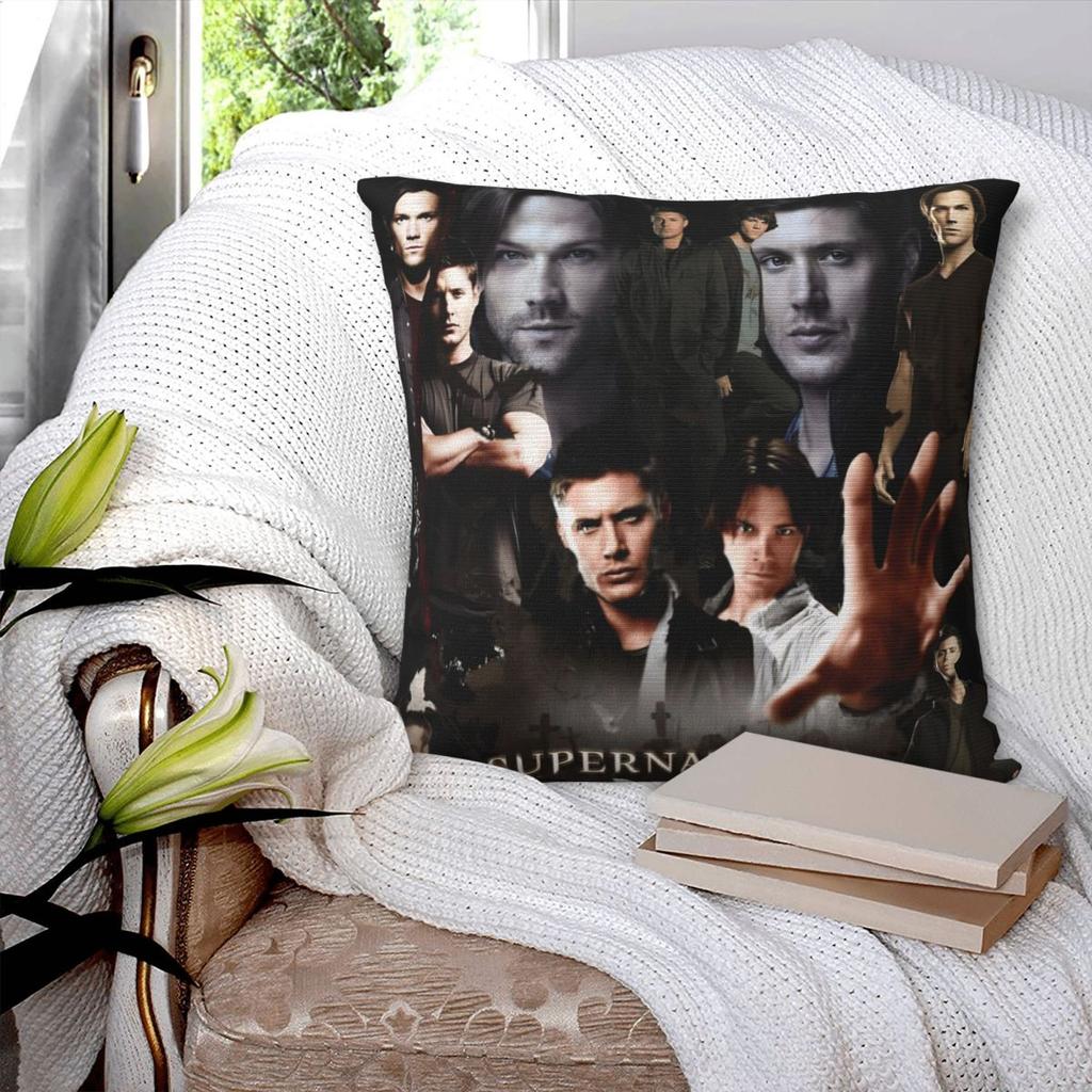 Dean Winchester Supernatural Television Pillow Cover Soft Pillow Case Cushion Cover Pillowcases For Sofa Bedroom Home Decor