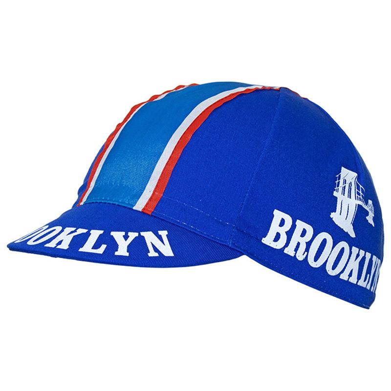Cappellino da Ciclismo Brooklyn Team Uomo Cappello da Ciclismo Sicurezza Traspirante Classico Copricapo per Bicicletta Cappellino da Sole per Bici