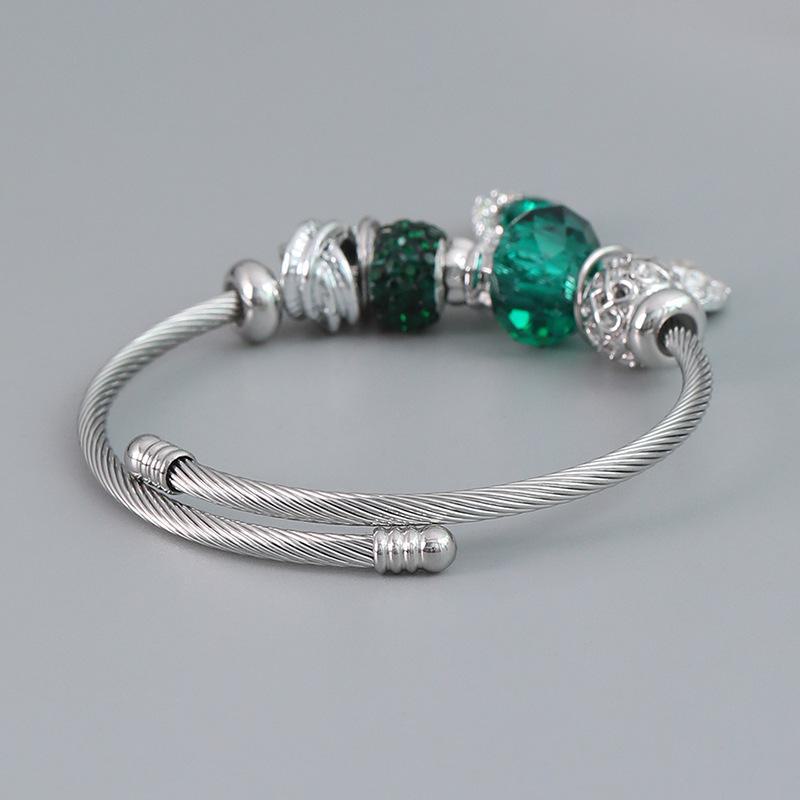 2023 European & American Panjia Dolphin Pendant Adjustable Women's Bracelet