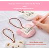 1Pc Cute Baby Name Tag Cartoon Bear Doll Bag Kindergarten Backpack Pendant Baby Newborn Bag Ornaments Keyrings