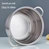 HUIHUADU Food Grade Stainless Steel Double-Layer Steamer Pot