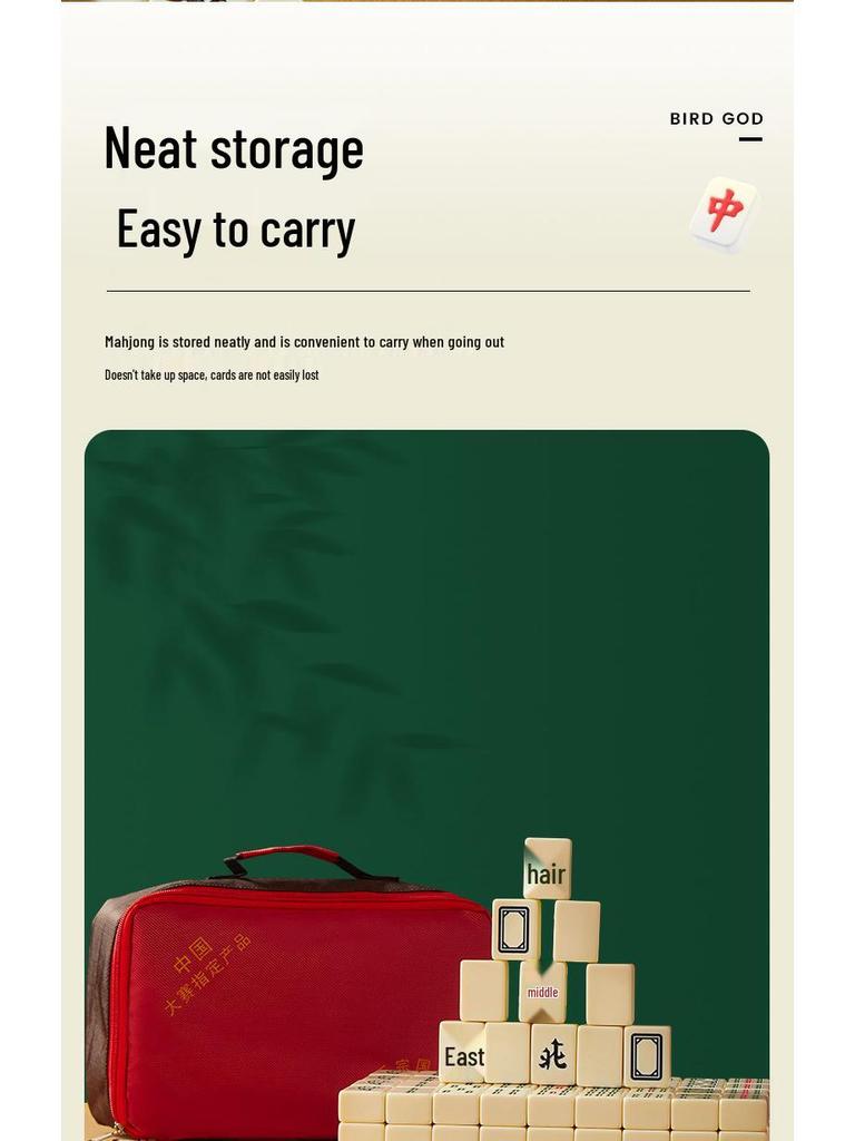 Elfenbeinweißes Mahjong-Fliesenset: Hausgemachte Handpolitur, Makellos, Große, Mittlere & Kleine Größen, Originalprodukt