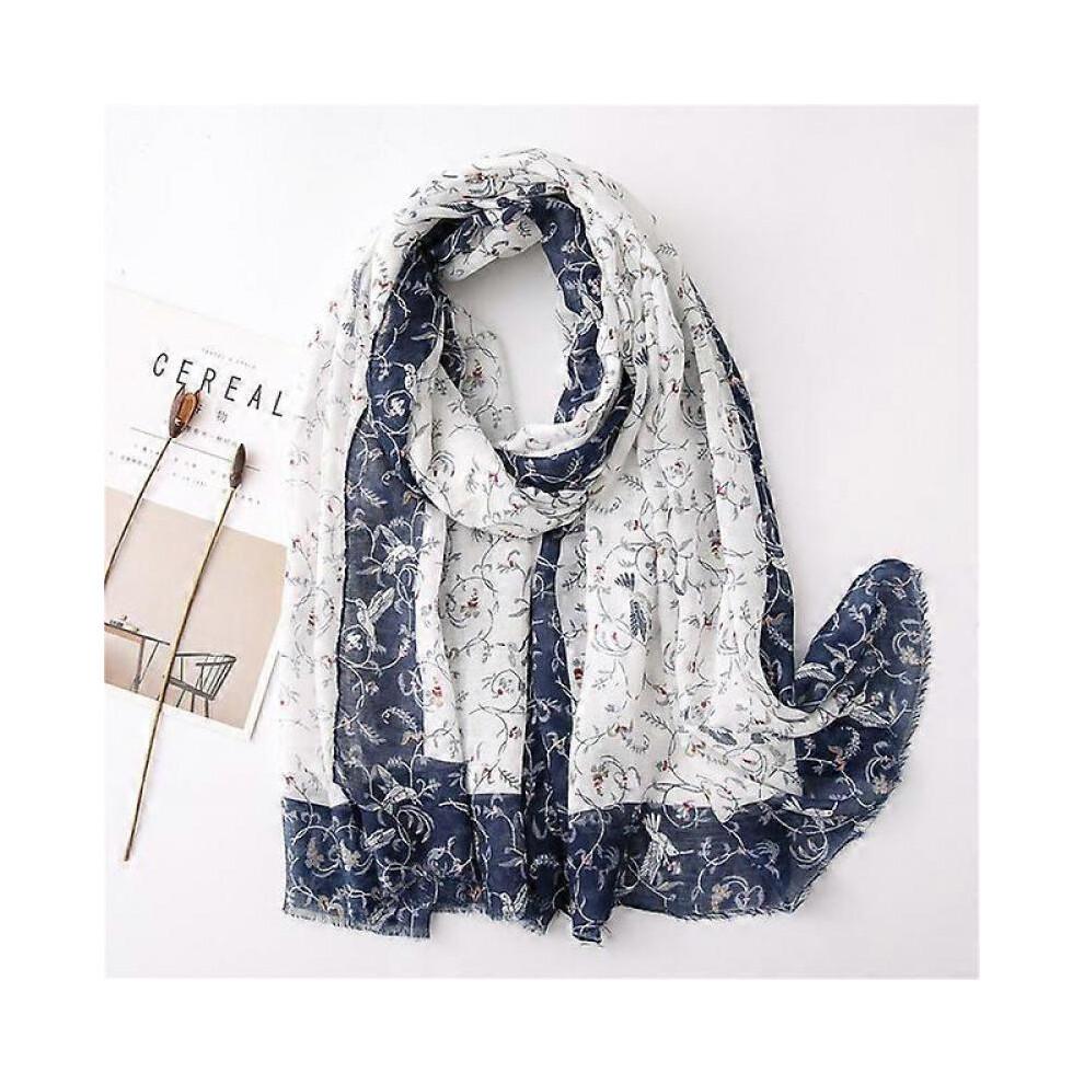 (15)Designer-Marken-Damenschal, modisch bedruckt, Baumwolle, warmer Schal, muslimischer Schal, Hijab, Damen-Pashmina, Bandana, Quasten-Strandschal, Foulard