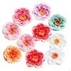 10 Heads Artificial Silk Peach Blossom Flowers For Wedding Bouquet DIY Headbands
