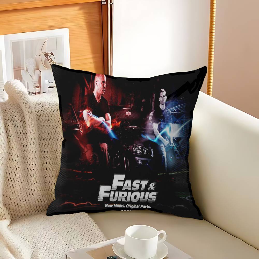 F-Fast & F-Furious pillow cover sofa cushion cover home room decoration children gift