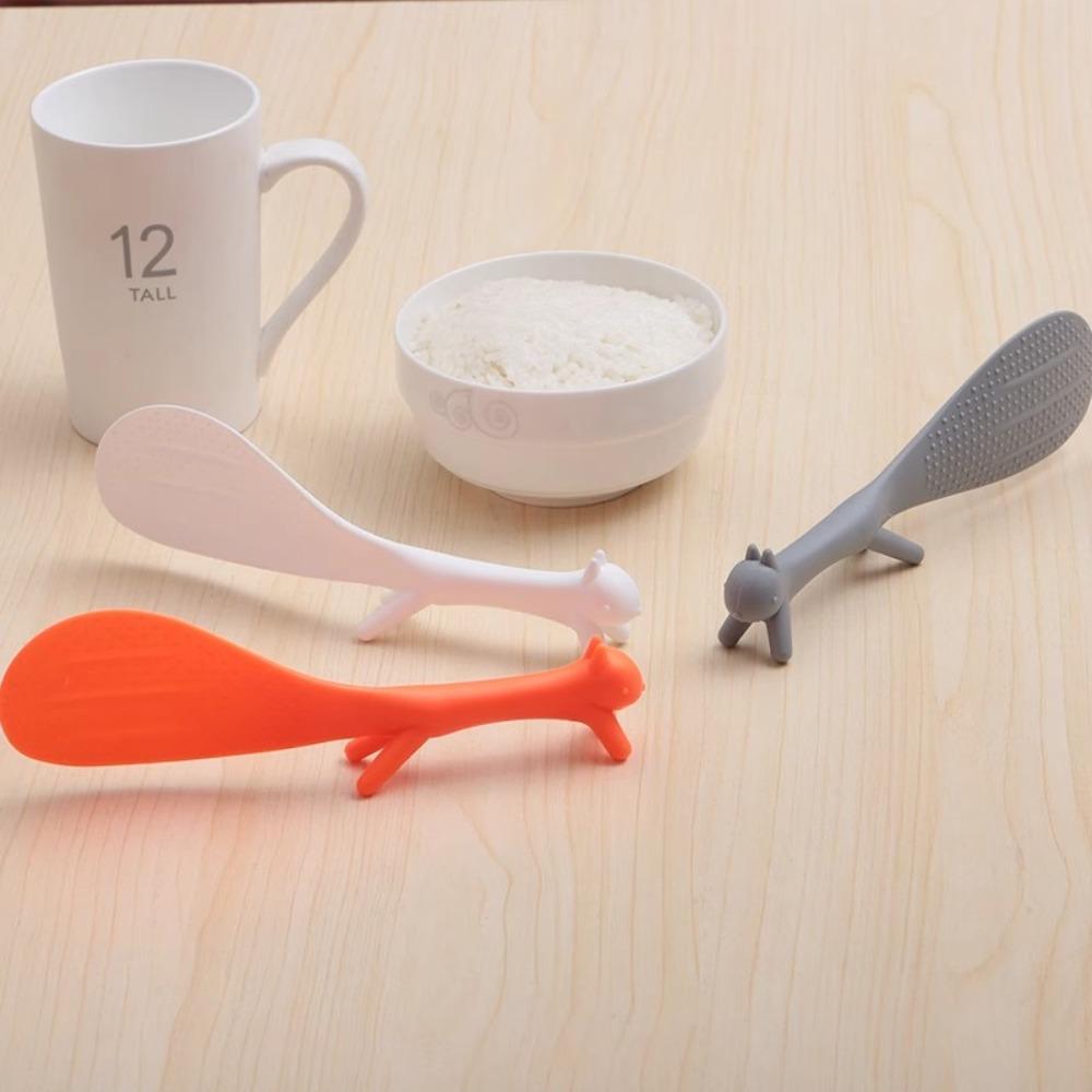 

Non Stick Squirrel Shape Rice Spoon Serving Spoon Rice Shovel Household Rice Spatula
