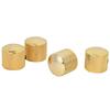 4 Pcs Durable Dome Knob Volume Tone Control Replacement Parts for Electric Guitar Bass(Gold)