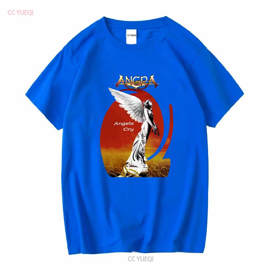 Vintage 90 S Angra Angels Cry 1993 Power Metal Band T Shirt Music Streetwe Vintage Washed Versatile Top For Everyday Wear