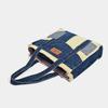 Bags Women'S Large-Capacity Tote Bags Irregular Fashion Shoulder Bags Washed Denim Splicing