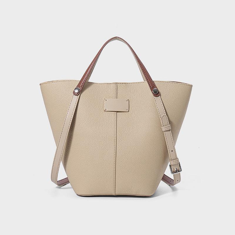 

Сумка-ведро из коровьей кожи для овощей, сумка-ведро из натуральной кожи, большой вместимости, для работы и поездок, сумка кроссбоди абрикосовый