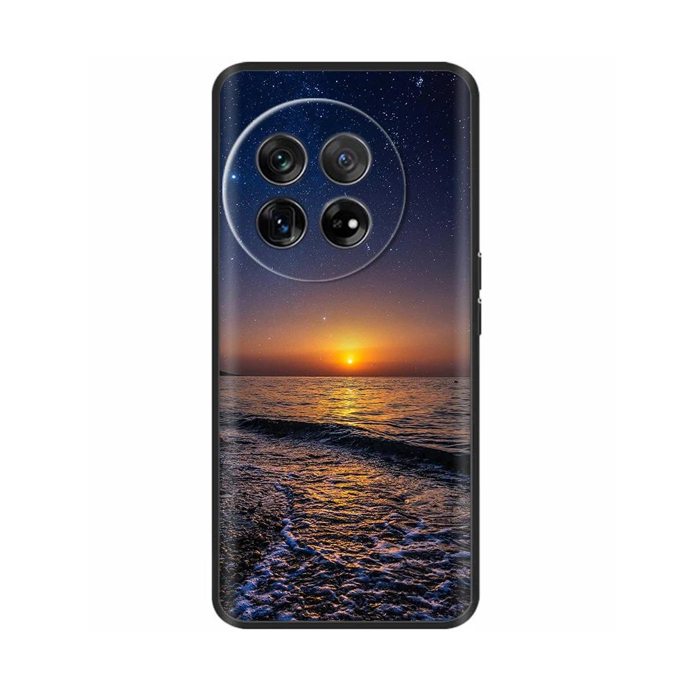 For OnePlus 12 Case Cover Silicone Soft TPU Phone Cases Bumper for One plus 12R 1+12 Oneplus12 5G Back Cover Funda Shockproof