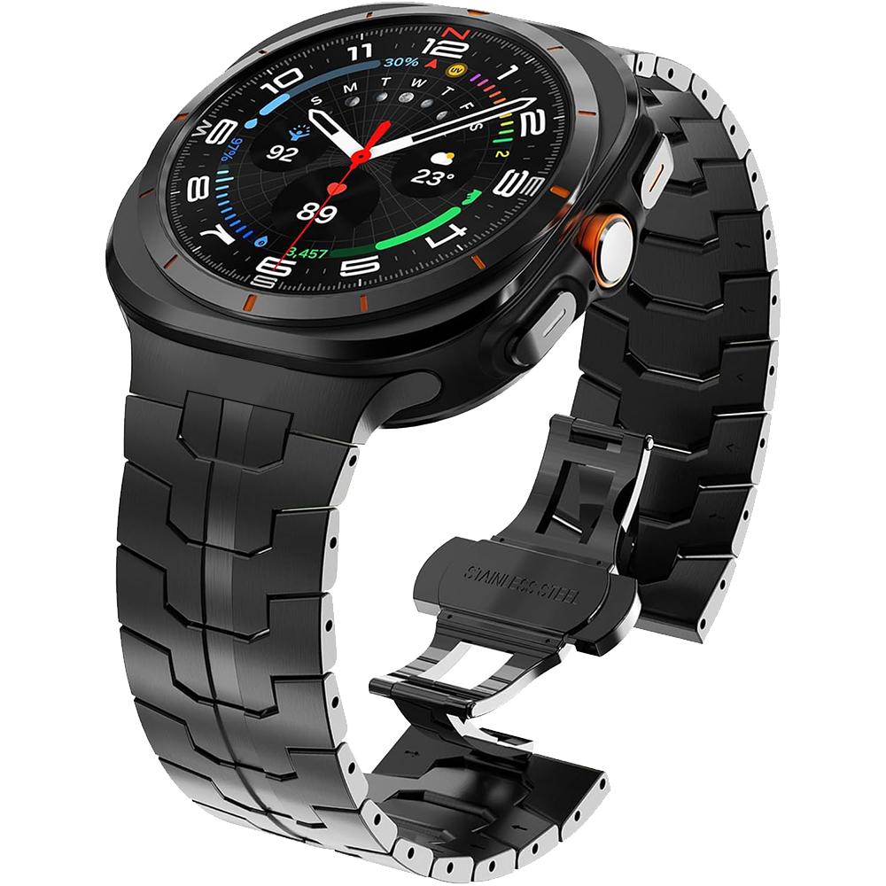 No Gaps Strap For Samsung Galaxy Watch 8 44mm 40mm/Classic 46mm Metal Bracelet For Galaxy Watch Ultra 47mm Stainless Steel Band