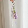 Portachiavi Creativi Cuffiette Piccole Colore Argento Portachiavi Cuffiette Ciondolo Carino per Cellulare per Donna