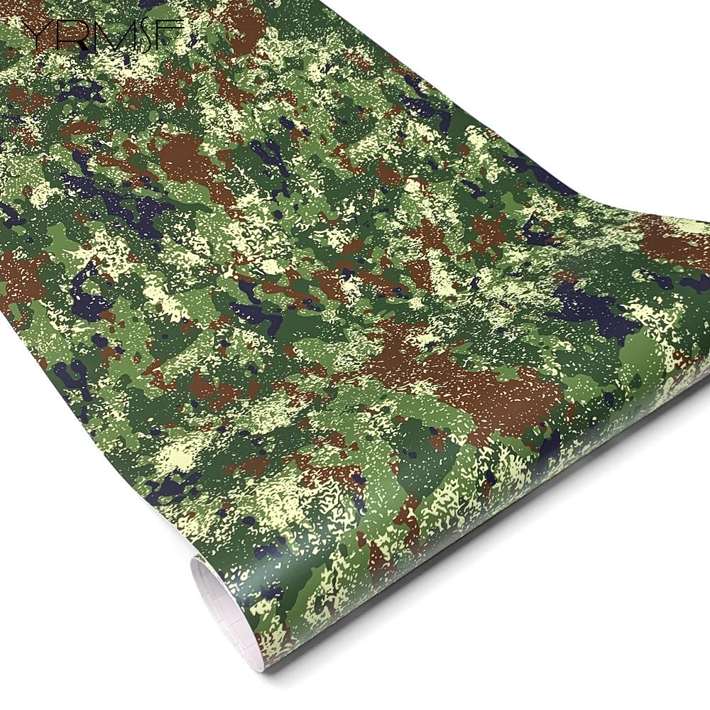 Automotive Vinyl Car Wrap Military Green Starry Jungle Camouflage Mosaic Waterproof Paint Camo Vinyl for Motorcycle Vinyls Wraps
