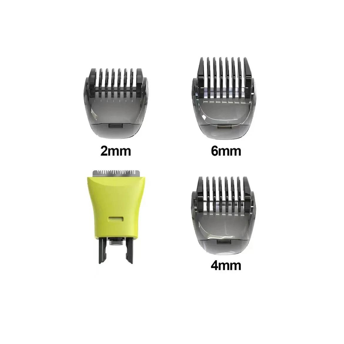 

Сменные лезвия для бритвы One Blade QP2520 QP2530 QP2630 QP6510 QP6520 Триммер для бороды Набор с регулируемой длиной зелёный