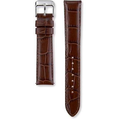 Seiko Watch Men's Genuine Leather Crocodile Pattern Band 20mm Width Brown RS01C20BN