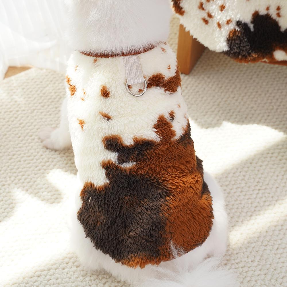 

Осенне-зимний плюшевый жилет в горошек для собак кошек одежда для питомцев жилеты товары одежда для собак одежда для щенков для маленьких собак XXL