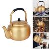 Portable Gold Coffee Pot With Comfortable Grip Home Coffee Maker Boiling Kettles Ideal For Travel And Kitchen