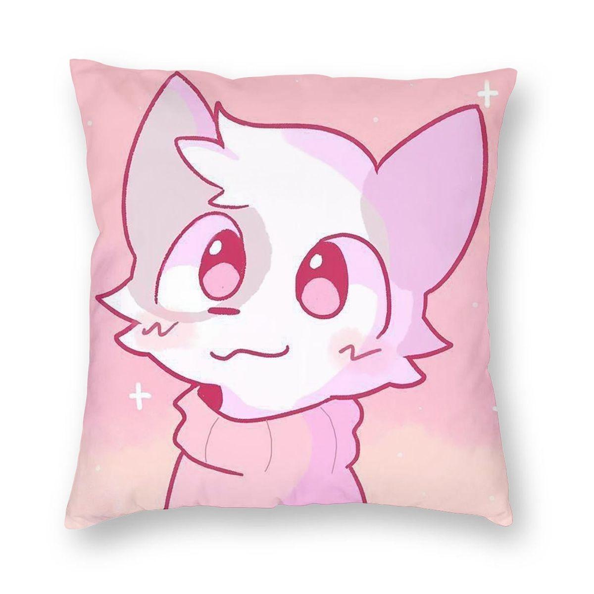 

Boykisser Silly Cat Cute Square Pillowcase Pillow Cover Cushion Zip Decorative Comfort Throw Pillow for Home Bedroom 12x12Inch