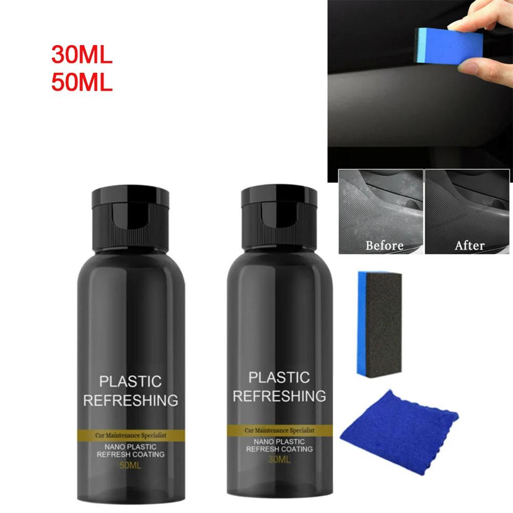 Auto Kunststoff Restaurator Zurück zu Schwarz Glänzend Auto Reinigungs Produkte Auto Renovierung Restaurator Mittel Pflege Für Kunststoffteile