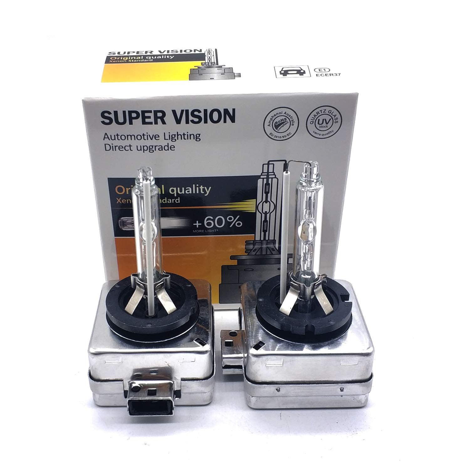 

Комплект из 2 шт., 8000K D1S/D1C Фара, Универсальная, Для автомобилей DC12V, Профессионально рекомендовано, Высокий D1S/D1C