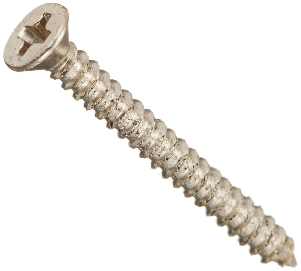 SCUD Escutcheon Inch Chrome Screws, Rear, Size, 8-Piece W-HMCL