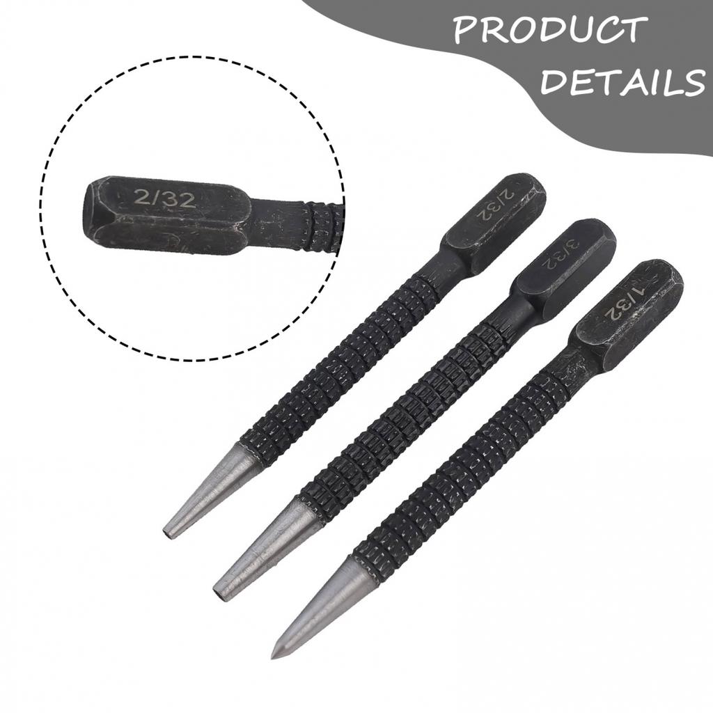 Knurled Body Square Striking Head Punches Carbon Steel