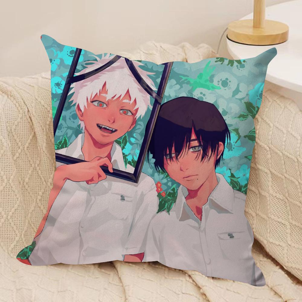 The Summer Hikaru Died Cushion Cover Soft Plush Fabric Double-Sided Printed Sofa Cushion Cover for All Seasons Home Decor Gift