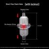 Fish Tank Oxygen Pump Accessories: Regulating Valve, Anti-Detachment Check Valve, Backflow Preventer, Straight Splitter.