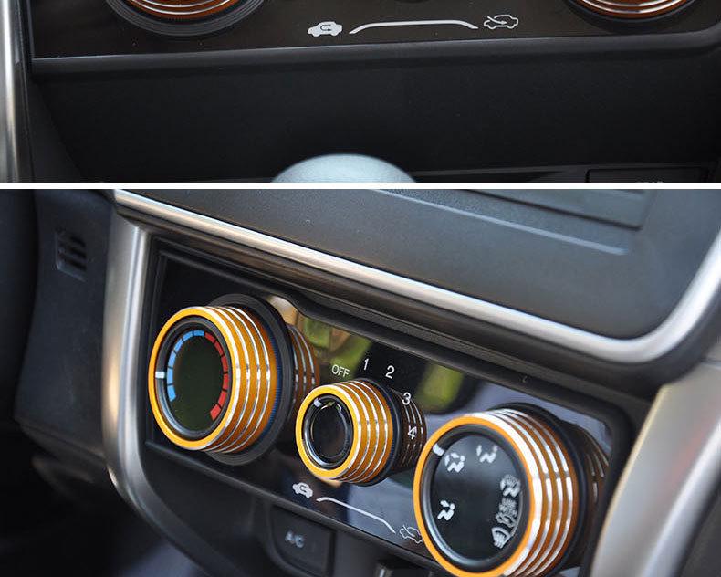 Honda Fit 14-18 A/C Knob Decor Ring for Center Console