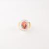 Natural Spiny Oyster Gemstone 925 Stamped Silver Jewelry Handmade Gemstone Ring RR-61-45