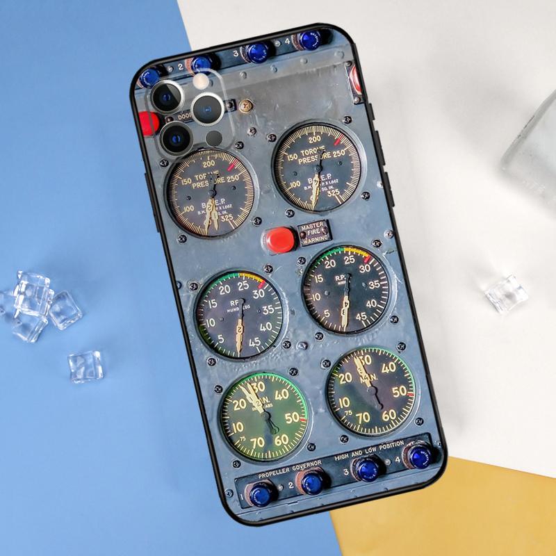 

Aviation Aeroplane Pilot Cockpit Case For iPhone 16 15 13 12 11 14 Pro Max Mini Cover For iPhone 16 Plus XS Max XR X Phone Case iPhone 15 Pro