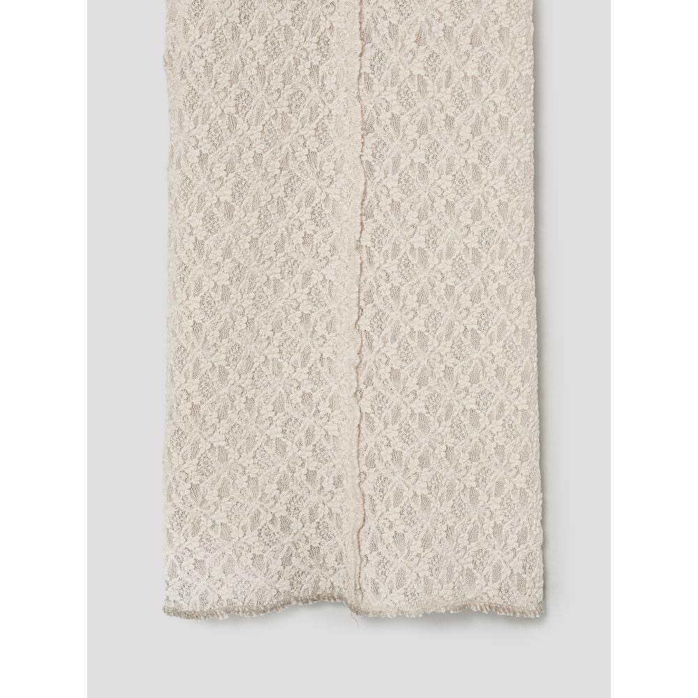 Anggae Lace Line Pants Ivory