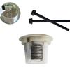 Spring Clamp Kit For Dometic 385236096 Toilet Spring Cartridge With White End Cap And 2 Bolts Kit Metal Replacement