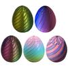 Twisty Fidget Egg 3D Printed Slippery Egg Fidget Easter Egg Toys Basket Stuffers Rotating Fidget Puzzle Toy For Stress Relief