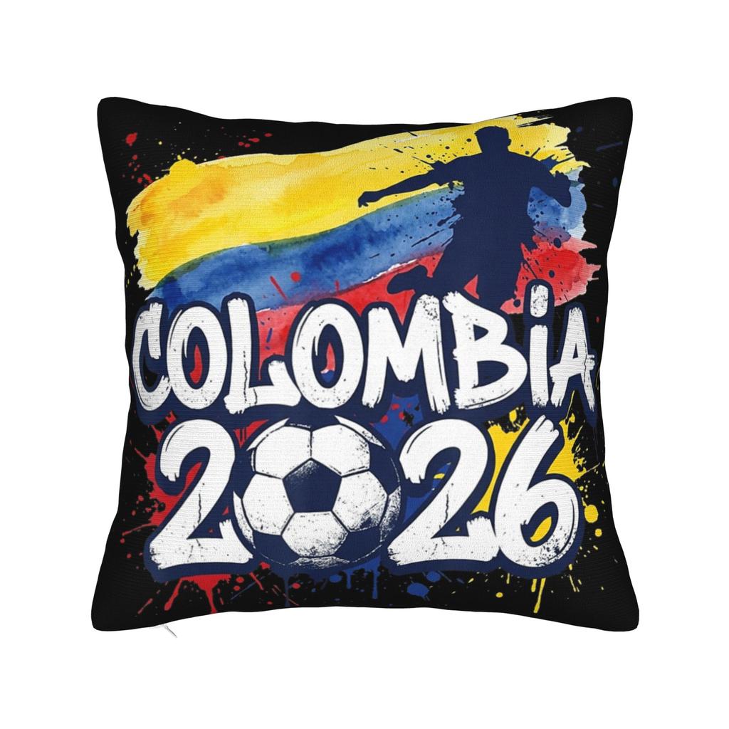 Colombia Flag Pillow Covers Product Printing Cushion Cover Decor Throw Pillow Case Cover Home Multiple Sizes