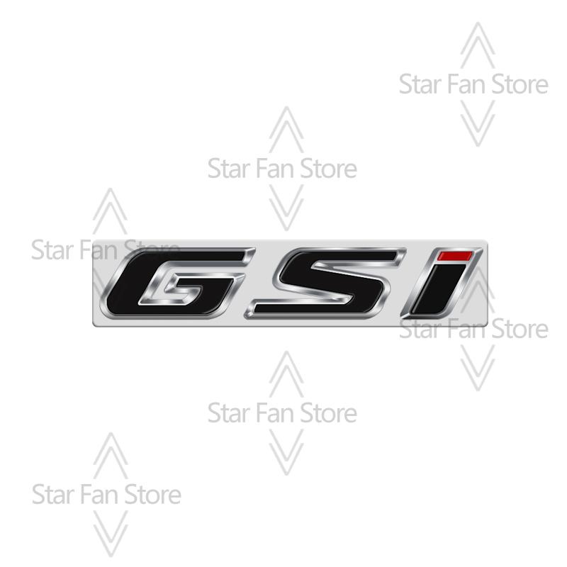 Metal GSI Badge 3D Stickers Car Trunk Body Emblem Decal Styling For Opel Adam Meriva Insignia Mokka Zafira Junior Vauxhall VXR