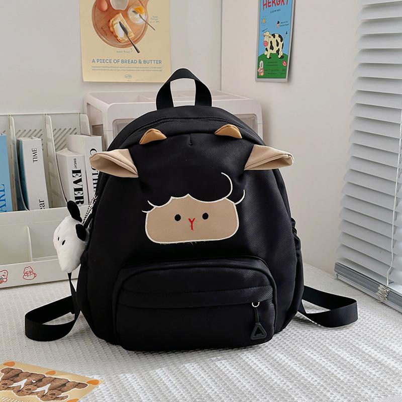 New Fashion Leisure Cute Lambs Traveling Out of The Street Advanced Sense Girls' Light Out of The Street Schoolbags Backpacks and Backpacks.