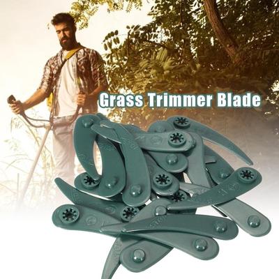 20Pcs 83mm Plastic Lawn Mower Grass Trimmer Blade Cutter Replacement For Strimmer Repair Tool Parts