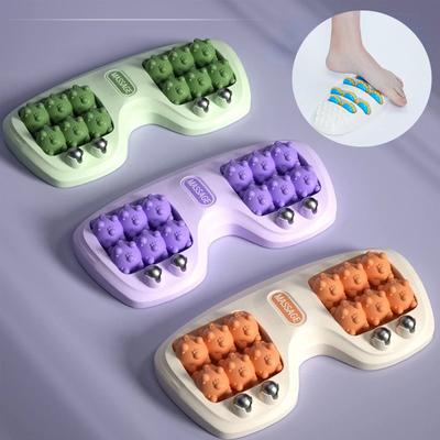 Acupressure Foot Massage Roller, Trigger Point Relaxation Tool for Plantar Fasciitis & Heel Pain Relief, Portable Roller