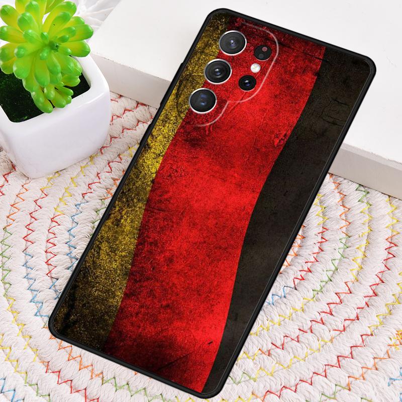 Germany Flag National Emblem Silicone Phone Case For Samsung Galaxy note 10 pro S26 S25 S24 S23 S22 S21 Plus S25Ultra Capa Cover