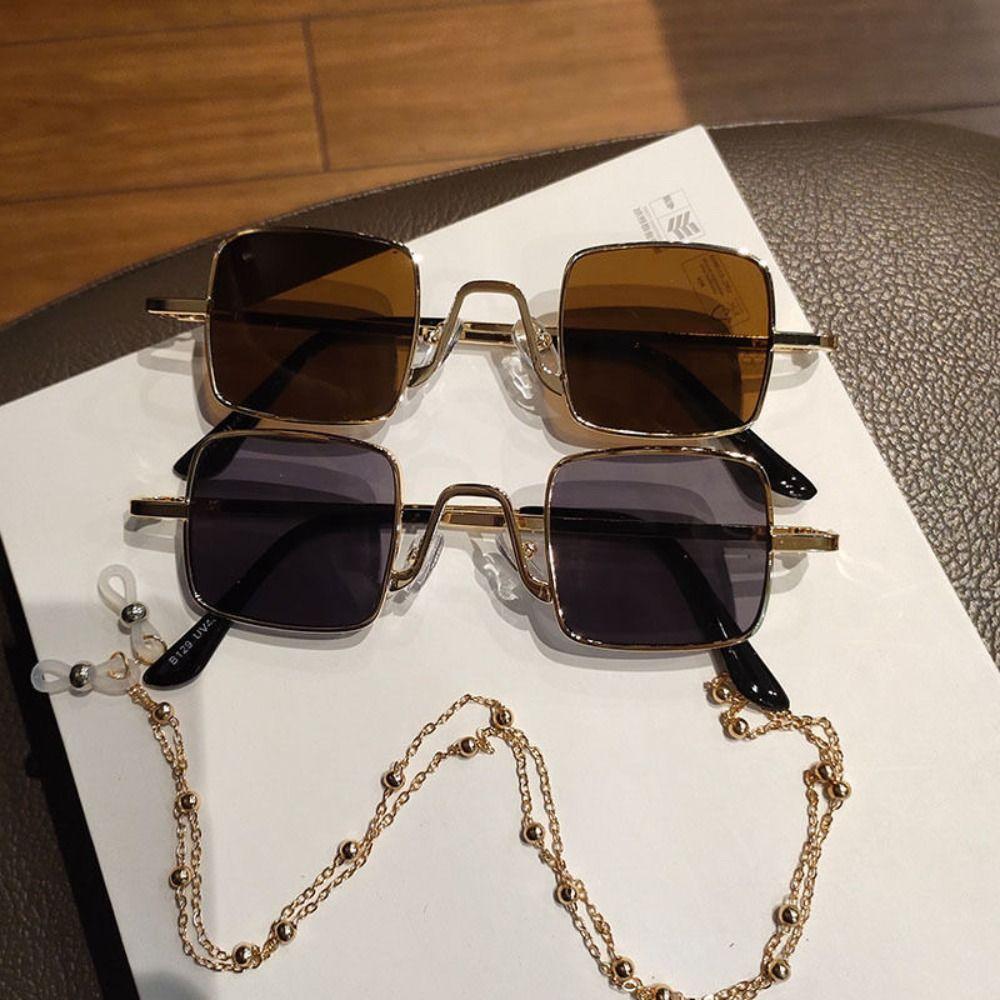 

Квадратные солнцезащитные очки UV400 ярких цветов в стиле хип-хоп, модные очки 90-х годов для женщин и мужчин