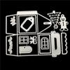 Julklappsask Metall Skärmdödsstenciler Stencil För DIY Scrapbooking Fotoalbum Prägling Papperskort Hantverk Diecuts