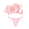 New European And American Split Swimsuit Women'S Russian Bikini Three-Piece Set