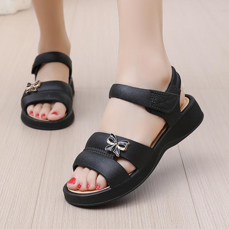 

2025 новый стиль тапочки повседневная однослойная обувь удобные модные повседневные удобные сандалии летние модные тапочки тапочки сандалии 36 [one size smaller]