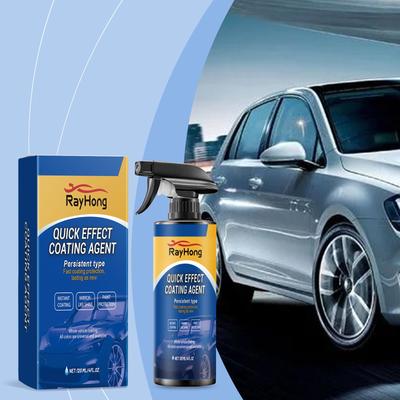 Spray do detailingu samochodu i spray z powłoką ceramiczną - Szybki wosk i sealant do lakieru do renowacji auta - Hydrofobowe wykończenie z połyskiem