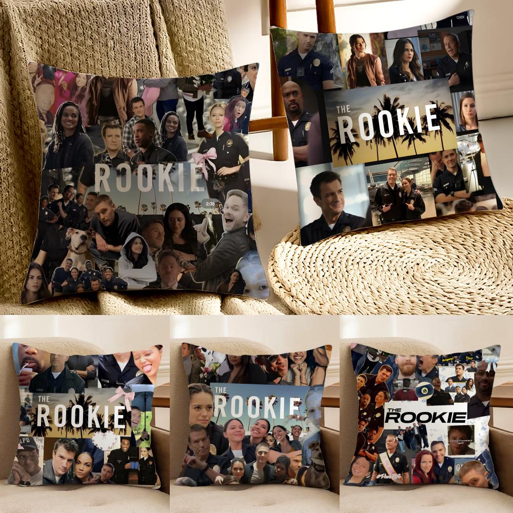 Exquisite Fashion Items Unisex Police Drama Series T-The Rookie Cushion Cover Pillowcase Anti-Dustmite Living Room Sofa Decor Cushion Room