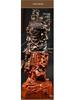 Ebony Guan Gong Solid Wood Statue - Pure Wood Guan Yu Guan Erye Buddha Ornament, Ideal Opening Gift.