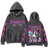 Demon-Slayer Upper Ranks Akaza Anime Hoodie Harajuku Hip Hop Pullover Tops Sweatshirt Gift